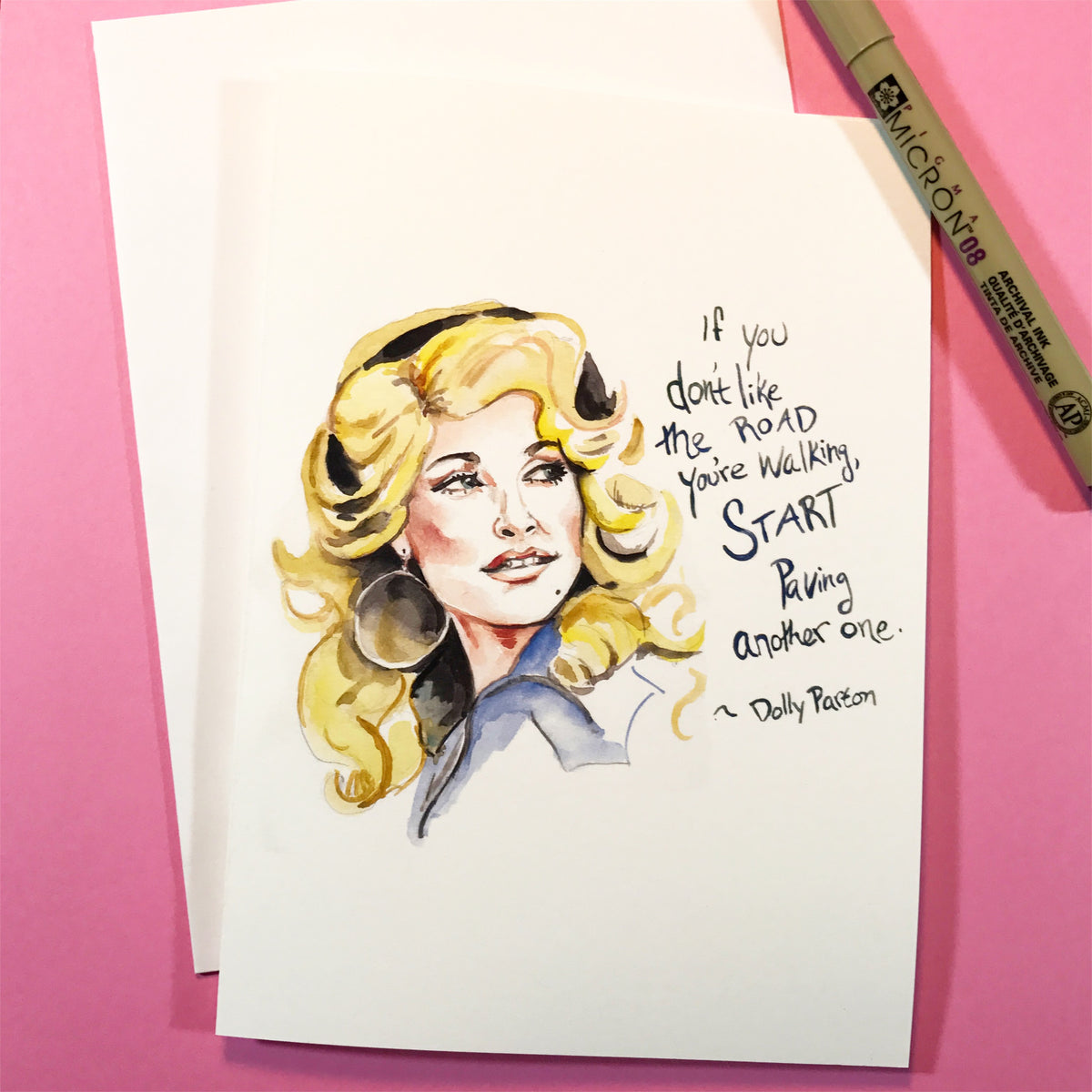 Dolly Parton--Greeting Card