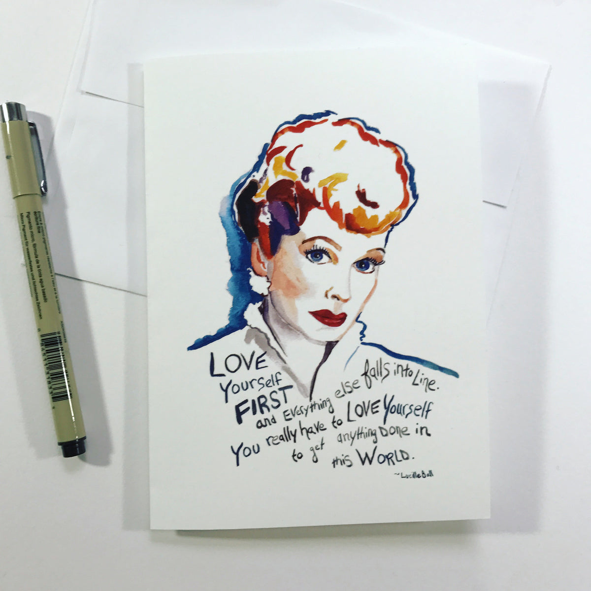 I Love Lucy--Greeting Card