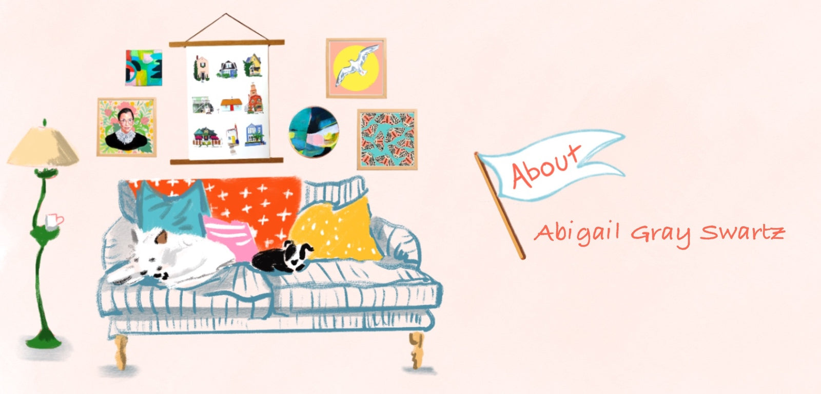 About Maine artist and illustratorAbigail Gray Swartz