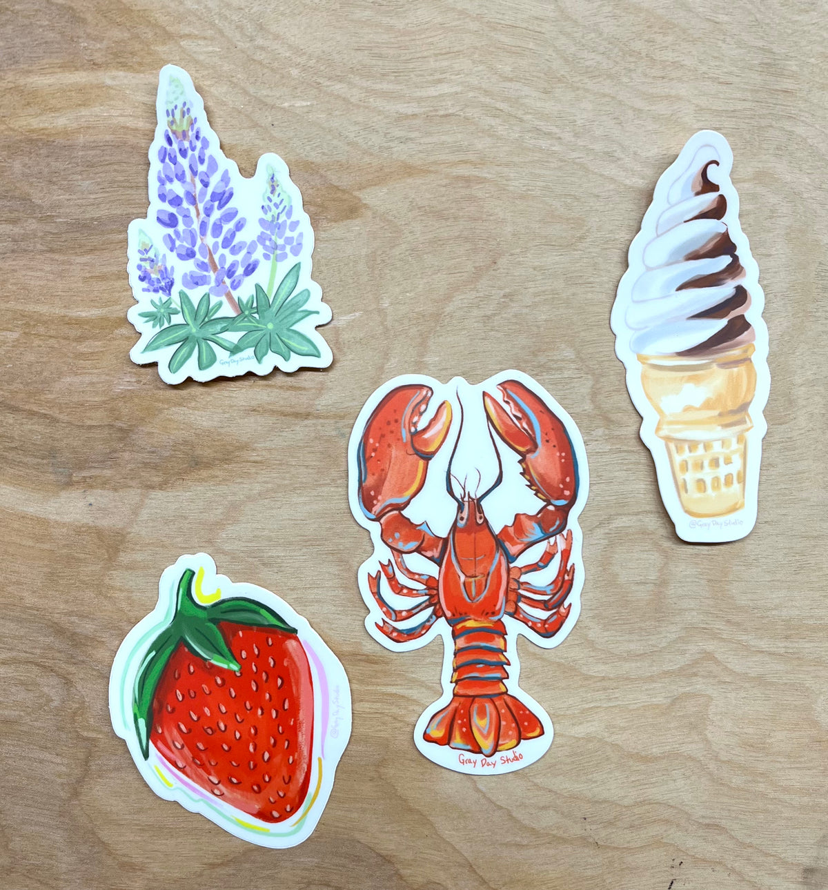 Lobster STICKER, waterbottle, laptop decoration- Stickers &amp; Magnets