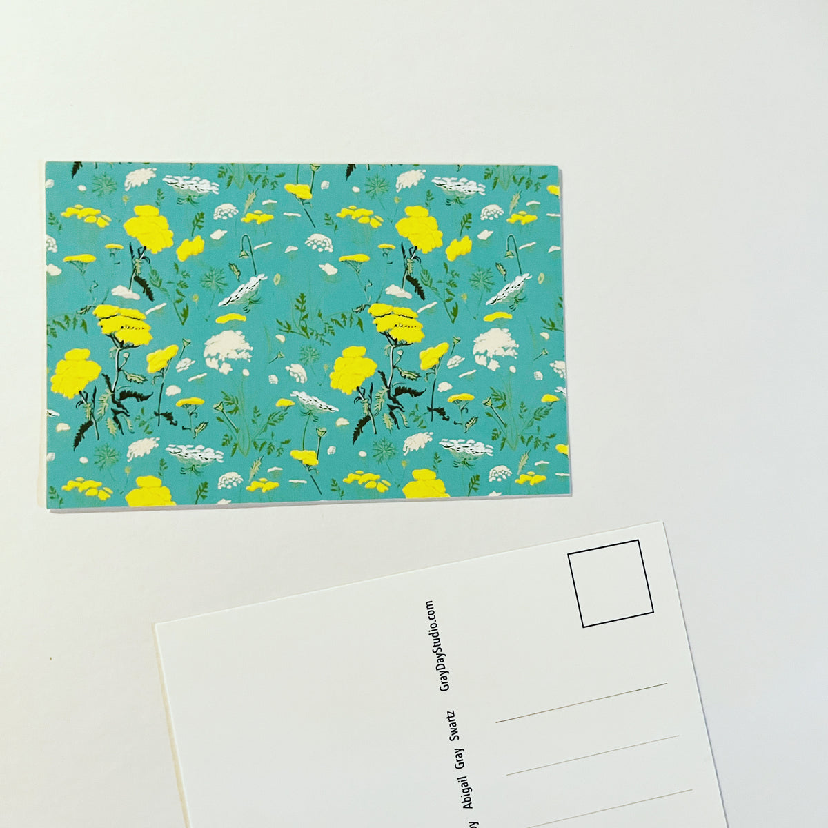 Meadow Pattern postcard --Greeting Card