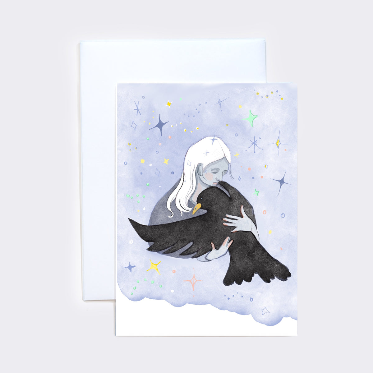 Bird Sympathy card --Greeting Card