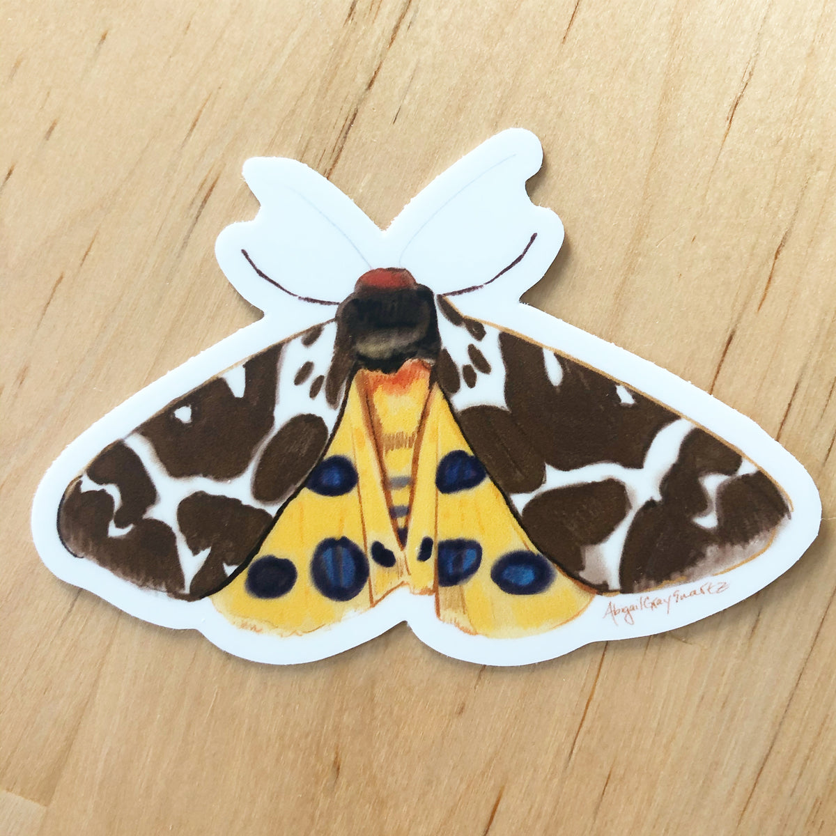 Tiger Moth, STICKER - Stickers &amp; Magnets