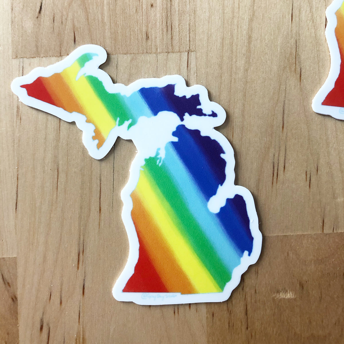 Michigan Pride STICKER - Stickers &amp; Magnets
