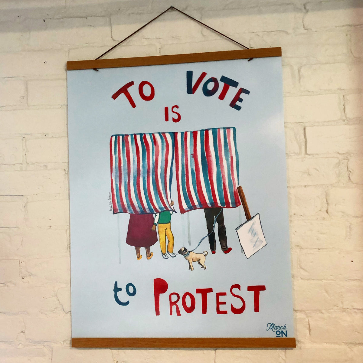 To Vote is to Protest, large poster--Print