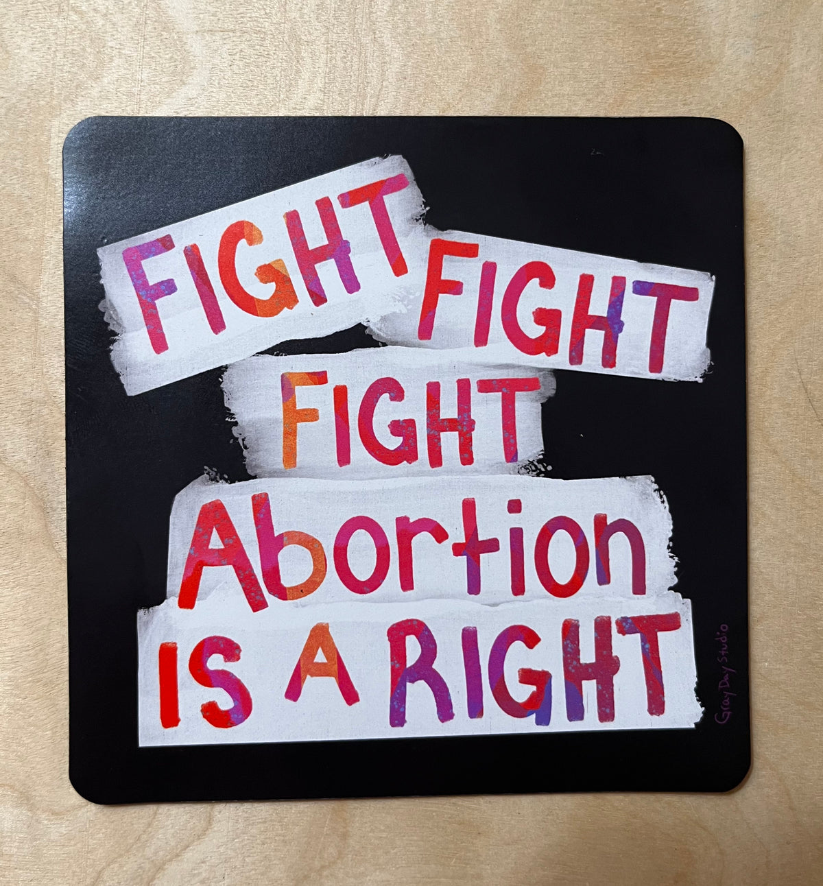 Abortion is a right Magnet, social justice magnet - MAGNET stickers &amp; magnets