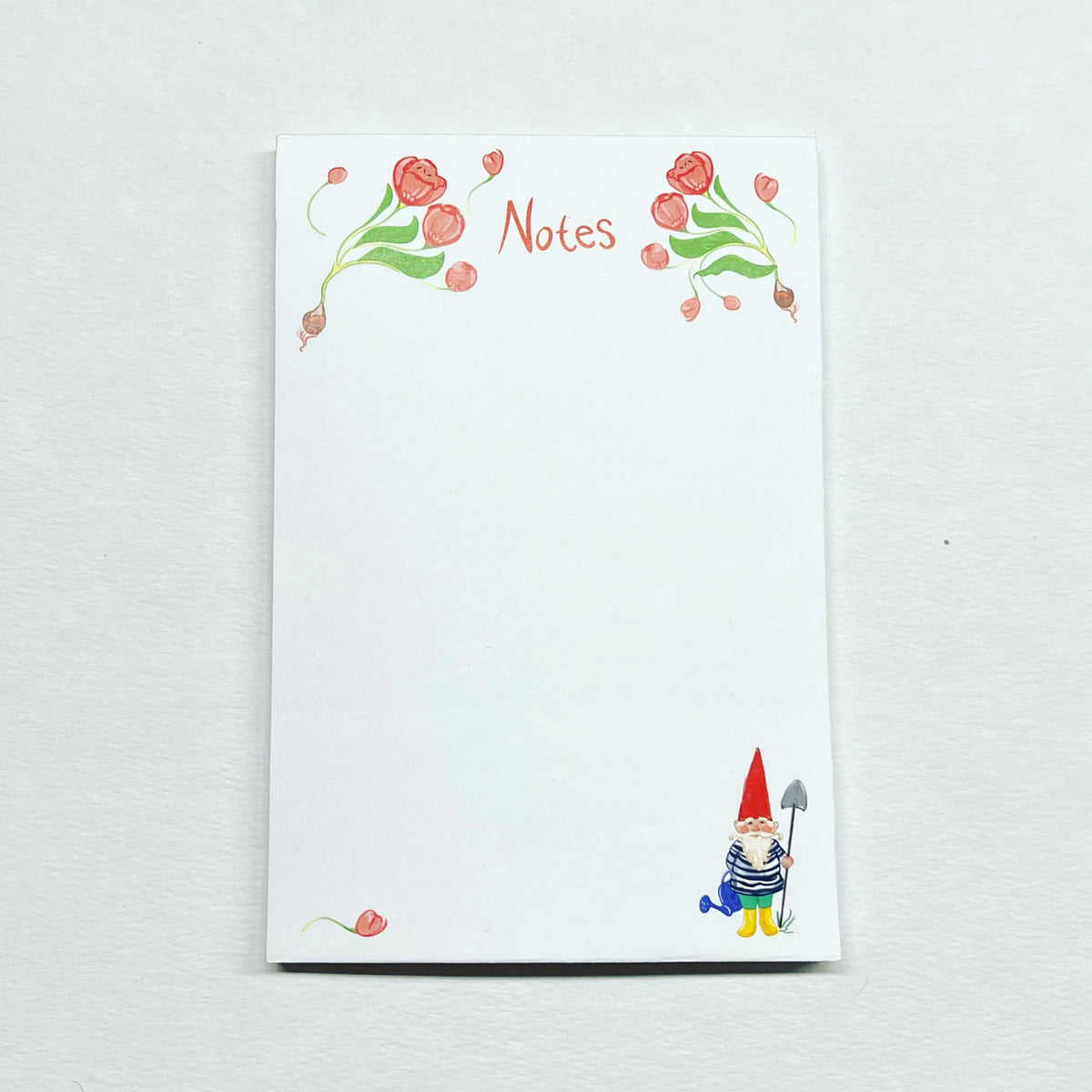 Garden Gnome Notepad, 4x6