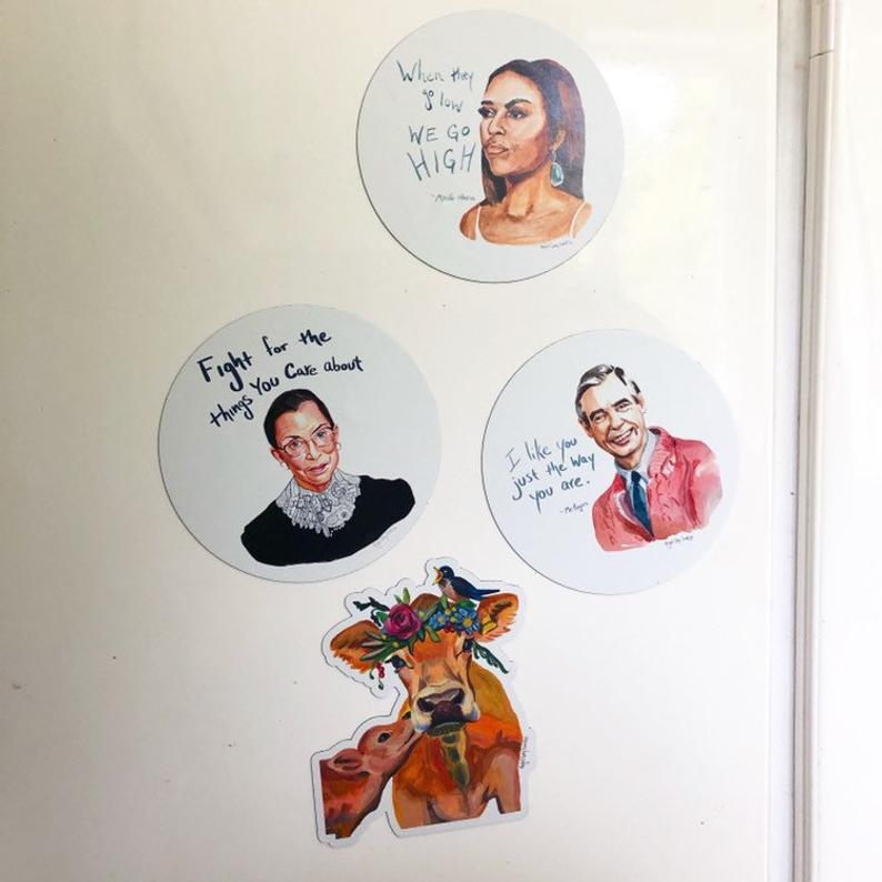 Mr Rogers, I Like You Just the Way You Are- MAGNET, inspiring quote. Wont You by my Neighbor- Stickers &amp; Magnets