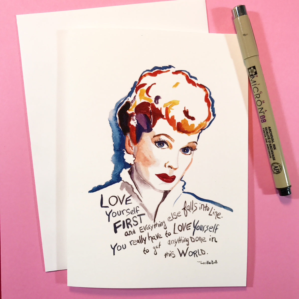 I Love Lucy--Greeting Card
