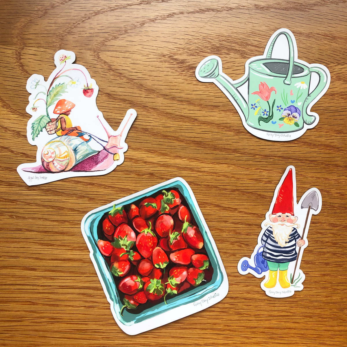 Garden Gnome Magnet- Stickers &amp; Magnets