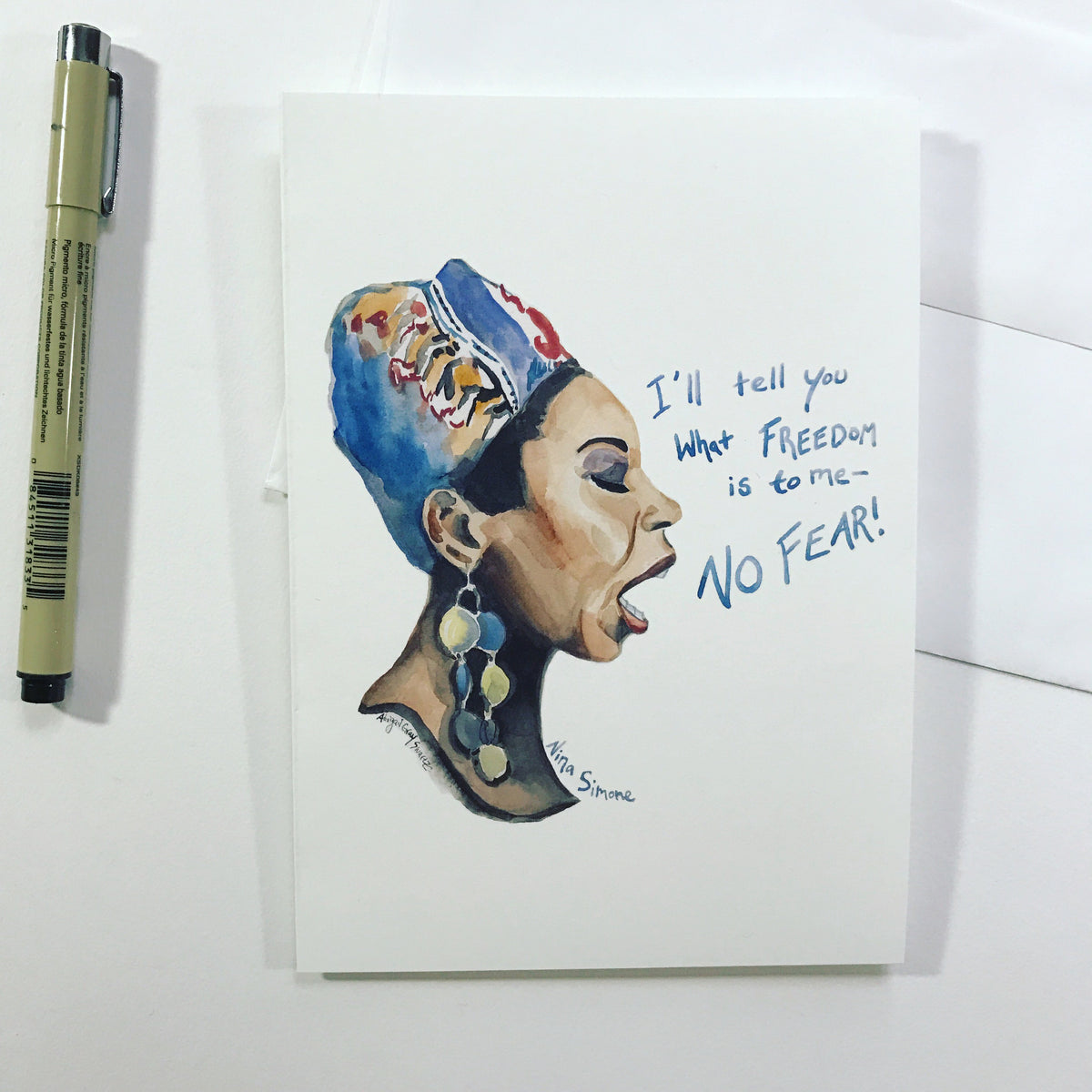 Nina Simone--Greeting Card