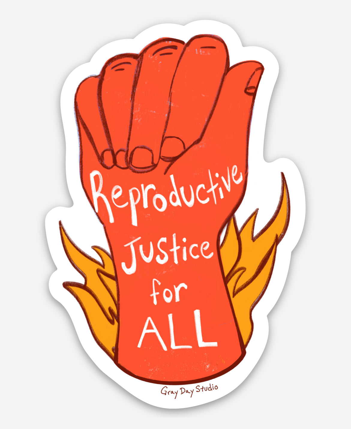 Reproductive Justive for ALL STICKER - Stickers &amp; Magnets