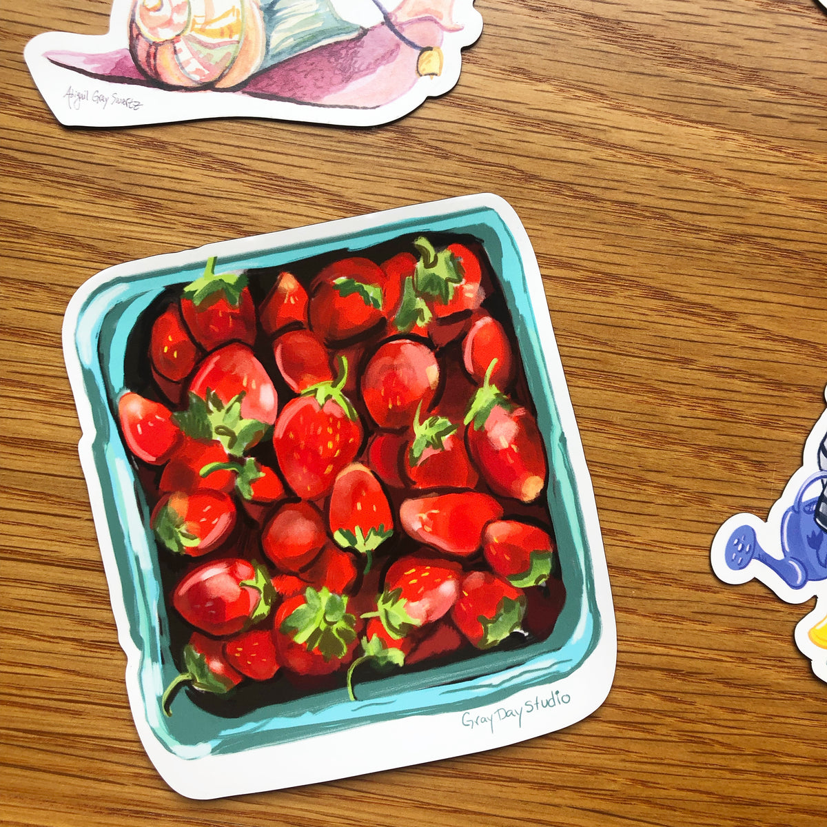 strawberry magnet