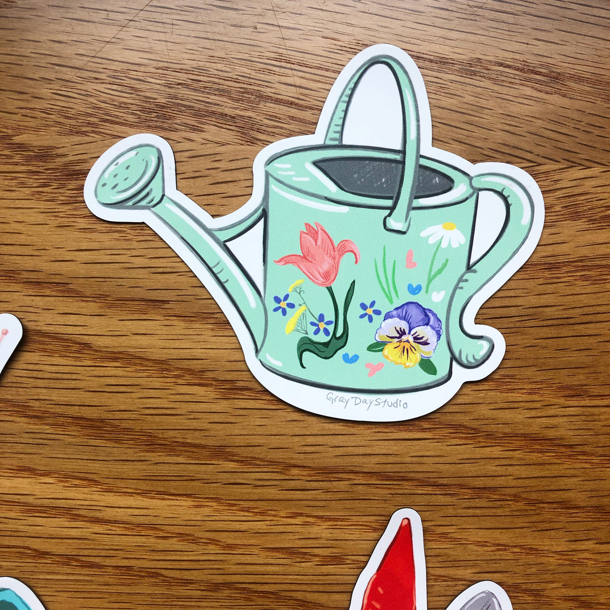 watering can magnet by Gray Day Studio