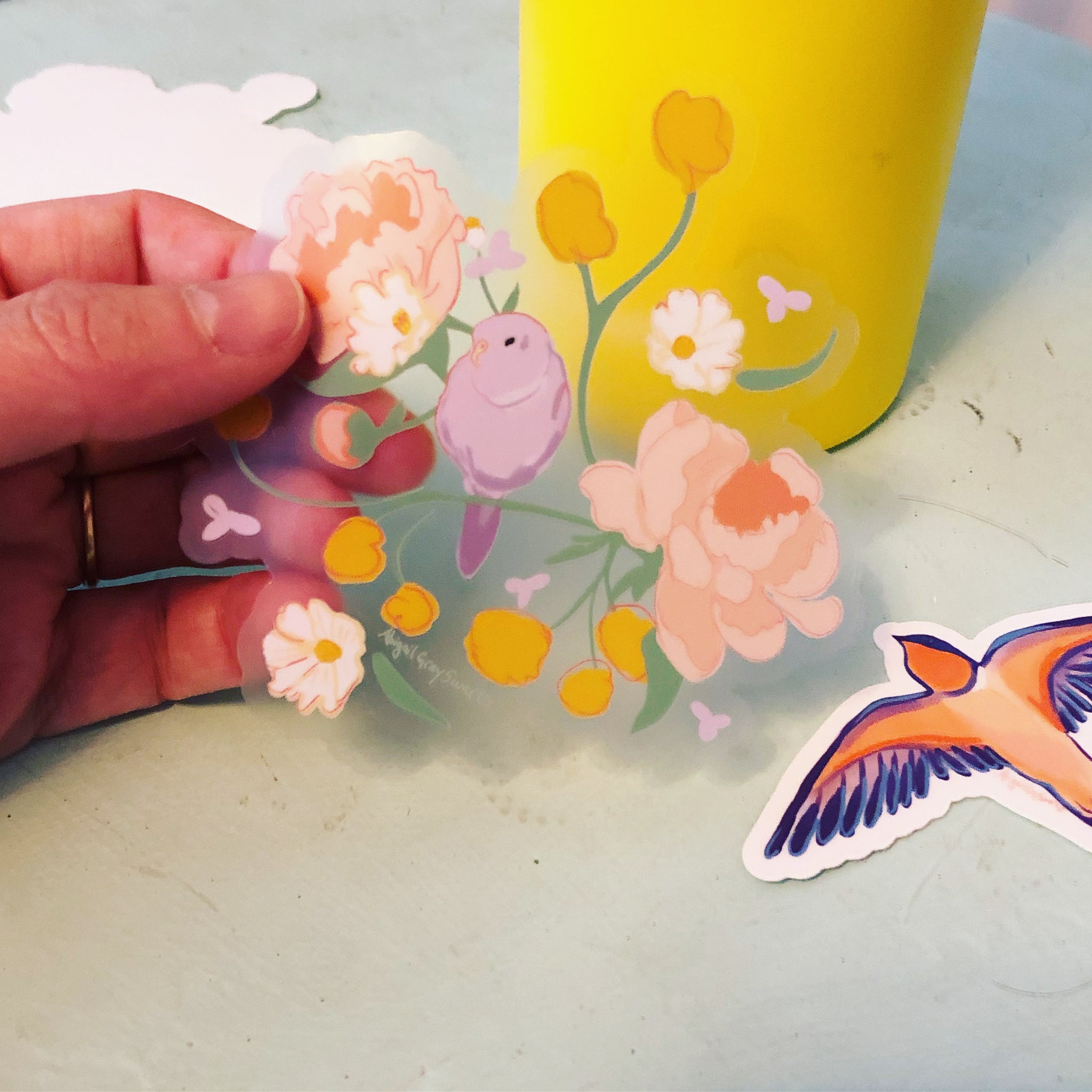 Printable Bird Stickers Paper craft