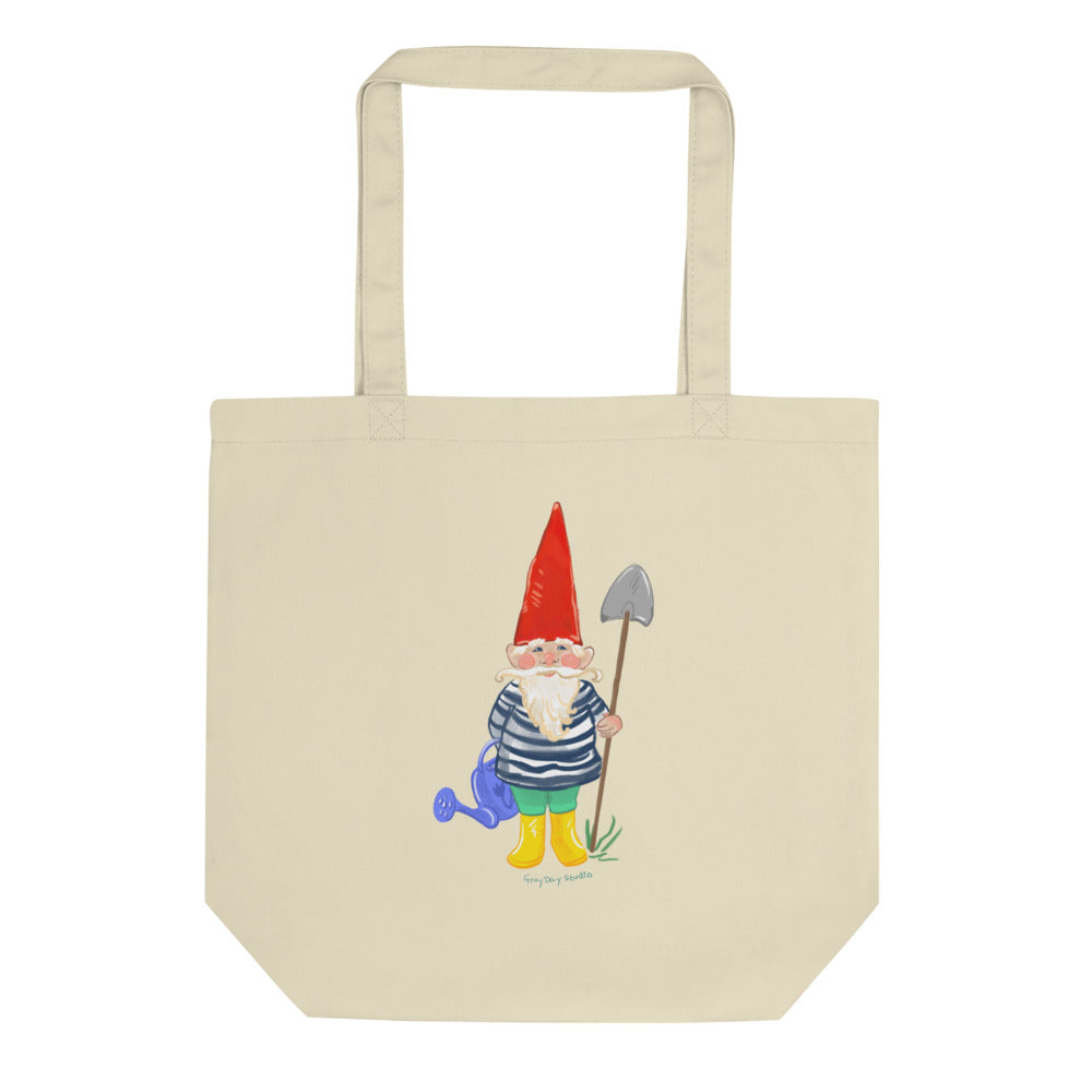 Garden Gnome Eco Tote Bag