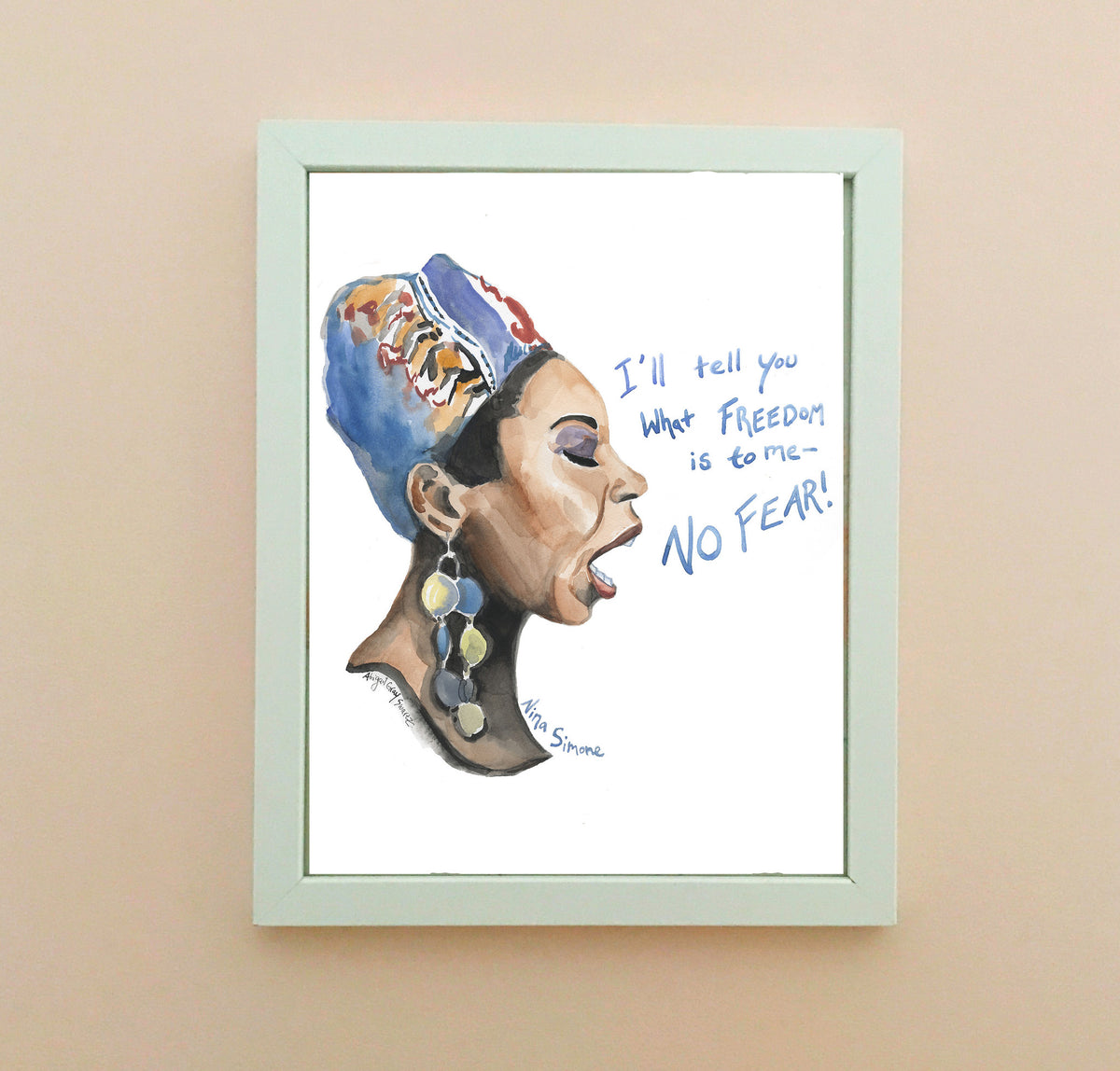 Nina Simone--Print